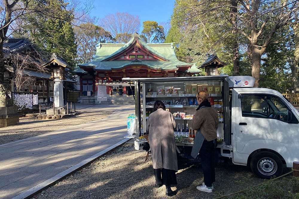 東京蔵屋敷.comの移動販売（蔵マルシェ）の仕事